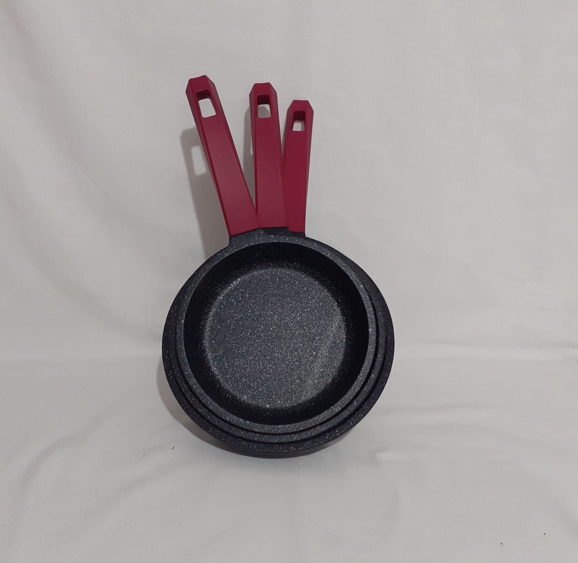 Gülsan Döküm Granit Tava Seti..18-20-22 cm