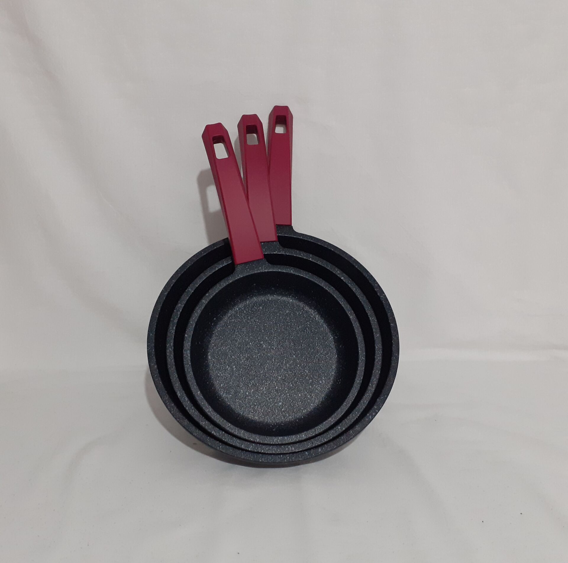 Gülsan Döküm Granit Tava Seti.. 18, 22, 26 cm