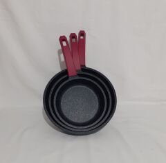 Gülsan Döküm Granit Tava Seti.. 18, 22, 26 cm