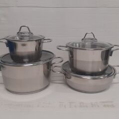 Gülsan Deniz Çelik Tencere Takımı