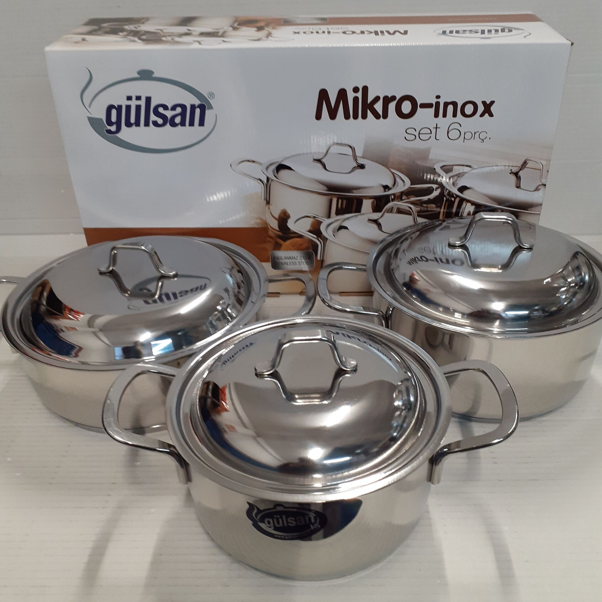 Gülsan Mikro İnox Tencere Seti