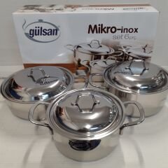 Gülsan Mikro İnox Tencere Seti