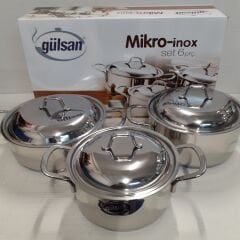 Gülsan Mikro İnox Tencere Seti