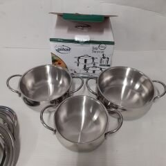 Gülsan İrem 6 Parça Çelik Tencere Seti