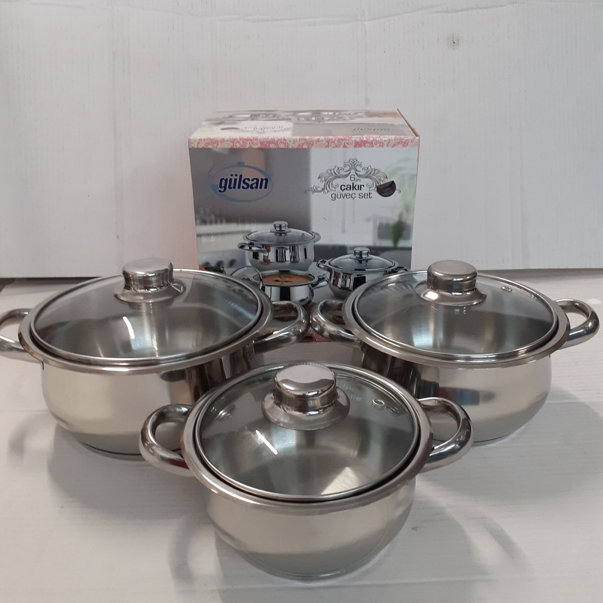 Gülsan Çakır Cam Tencere Seti
