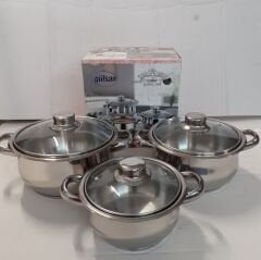 Gülsan Çakır Cam Tencere Seti