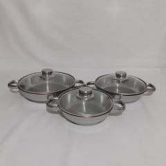 Gülsan Omlet Sahan Set Cam Kapaklı