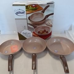 Gülsan Safran Granit Tava Seti