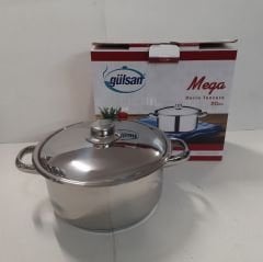 Gülsan Mega Çelik Derin Tencere ( Boyut seçiniz)