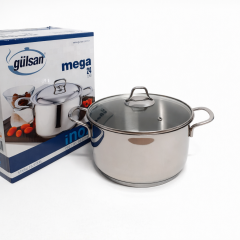 Gülsan Mega İnox Derin Tencere (Boyut seçiniz)