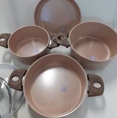 Gülsan Safran 7 Parça Granit Set