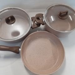 Defolu Granit Tencere Takımı