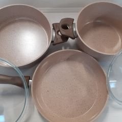 Defolu Granit Tencere Takımı