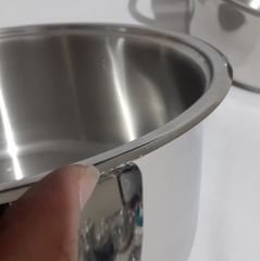 Defolu çelik tencere.. ( Lütfen boyut seçin)