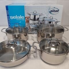 Gülsan Şelâle 8 Parça Tencere Seti