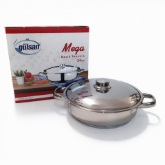 Gülsan Mega Basık Tencere ( Lütfen boyut seçin)
