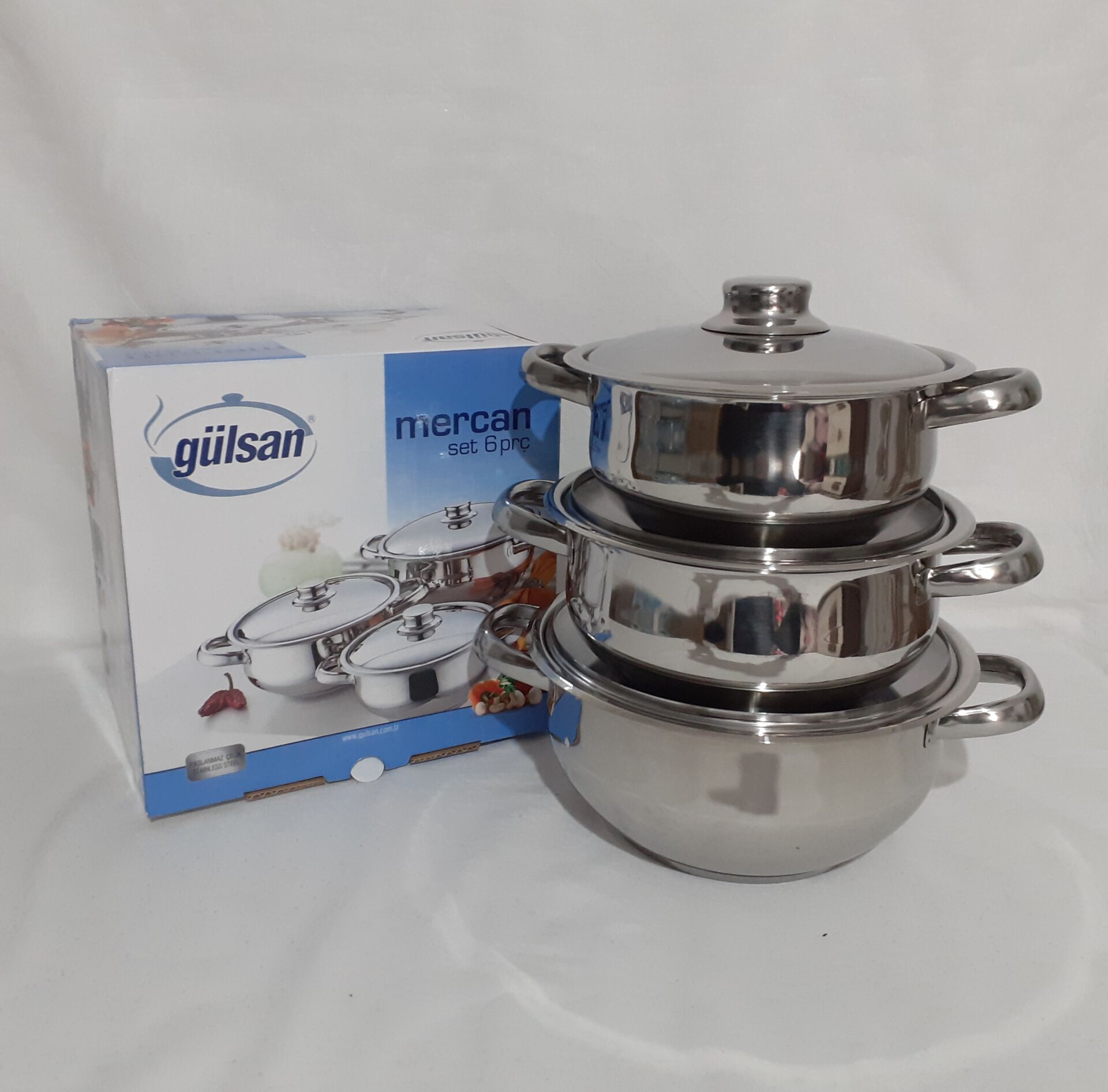 Gülsan Mercan Çelik Tencere Seti