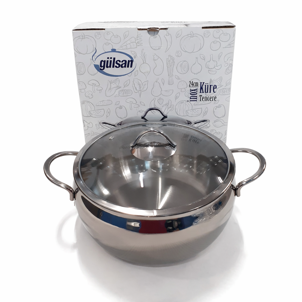 Gülsan Küre İnox Derin Tencere ( Boyut seçiniz)