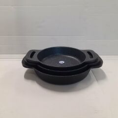 Gülsan 3 Parça Döküm Granit Sahan Set