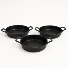 Amboss 3 Parça Döküm Granit Sahan Set
