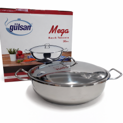 Gülsan Mega Basık Tencere Büyük Boy