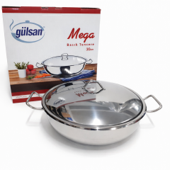 Gülsan Mega Basık Tencere Büyük Boy