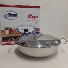 Gülsan Mega Basık Tencere Büyük Boy