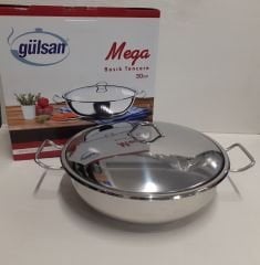 Gülsan Mega Basık Tencere Büyük Boy