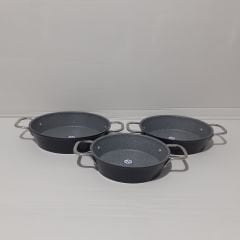 Defolu Terra 3'lü Granit Sahan Set ( Kapaksız)