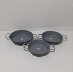 Defolu Terra 3'lü Granit Sahan Set ( Kapaksız)