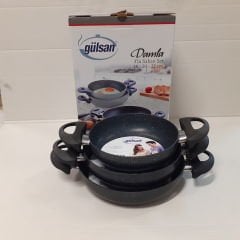 Gülsan Damla granit sahan set (Kapaksız)