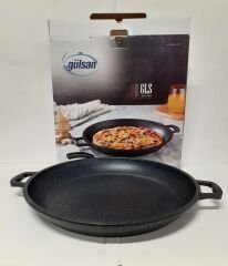 Gülsan 36 cm döküm granit  bazlama-gözleme tavası